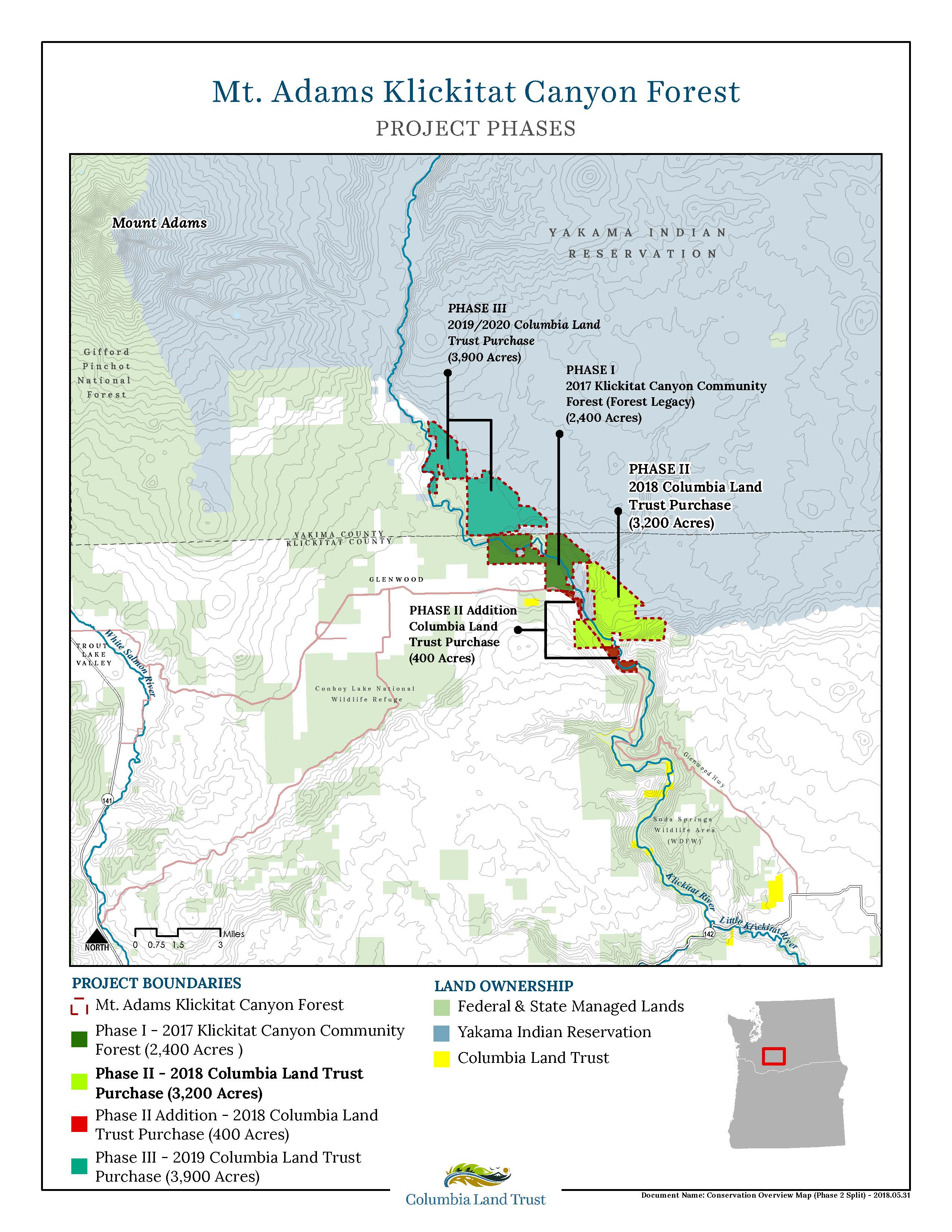 Klickitat Canyon Phase Overview Map Phase 2 Split 2018.06.13