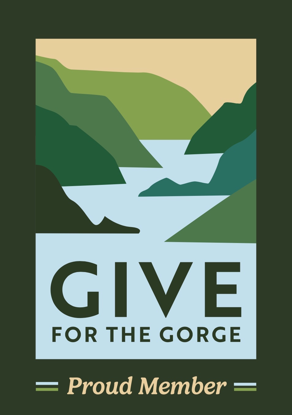Give For The Gorge Member Badge